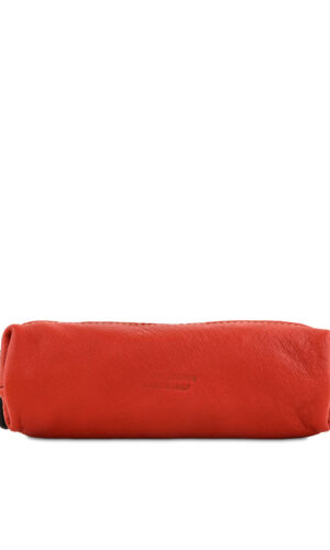 Astuccio in pelle con zip