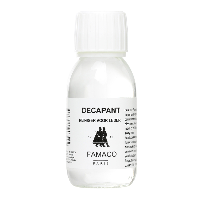 Decapante rimuovi colore da pelle e cuoio Famaco 100 ml