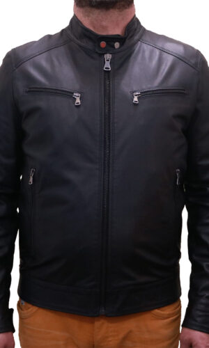 Giubbino in vera pelle Max
