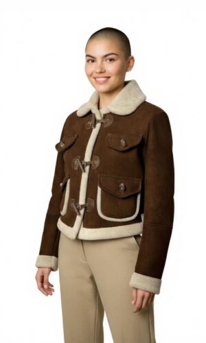 Giacca in shearling Toggle