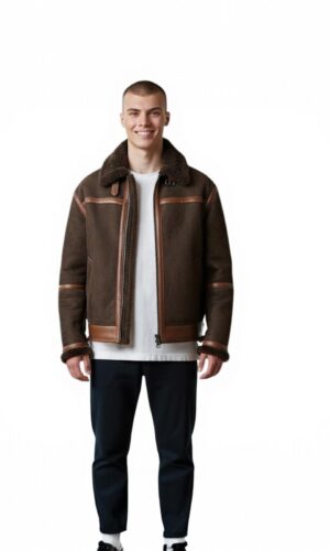 Giacca in shearling Harrington