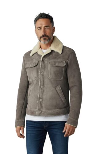 Giacca in shearling Trucker