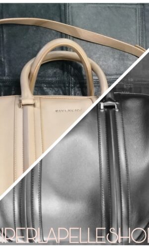 Pulitura e cambio colore borsa in pelle